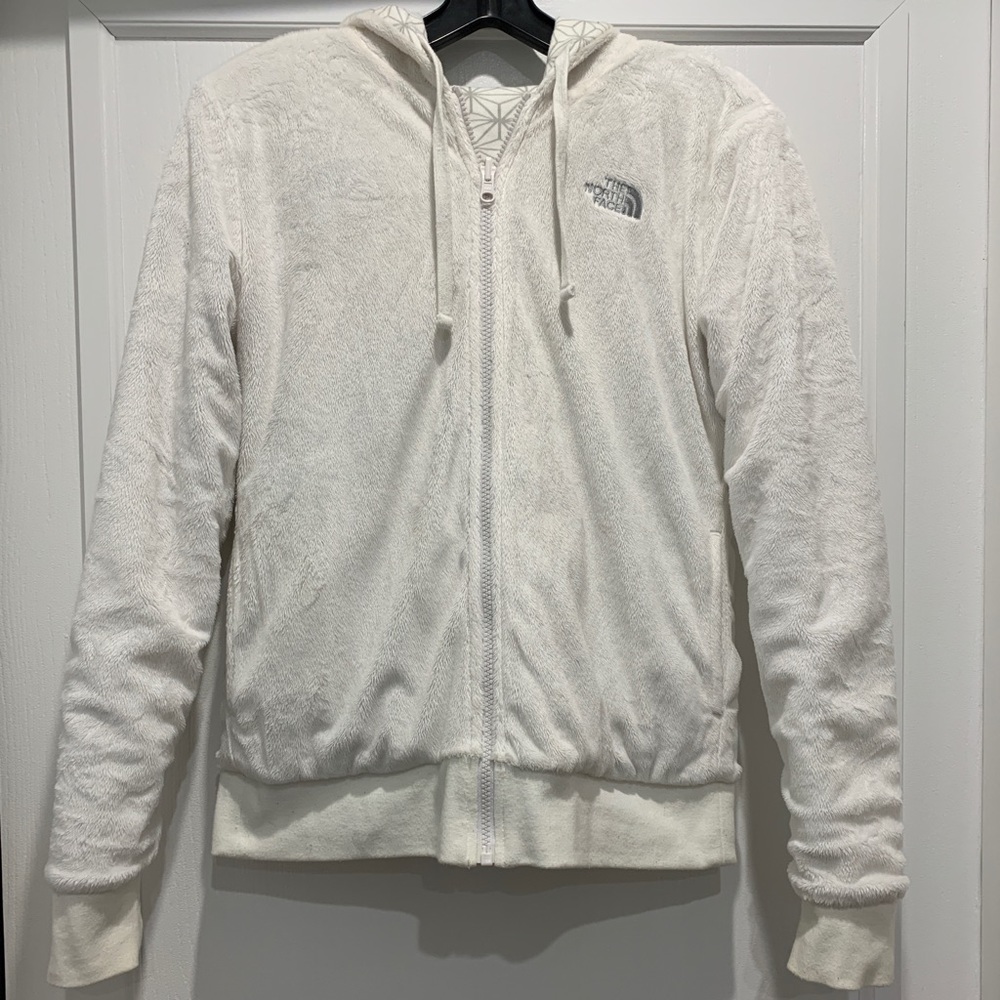 Women’s The North Face reversible jacket size small.